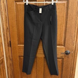 Talbots Black Hampshire Ankle Dress Trousers 10 NWT